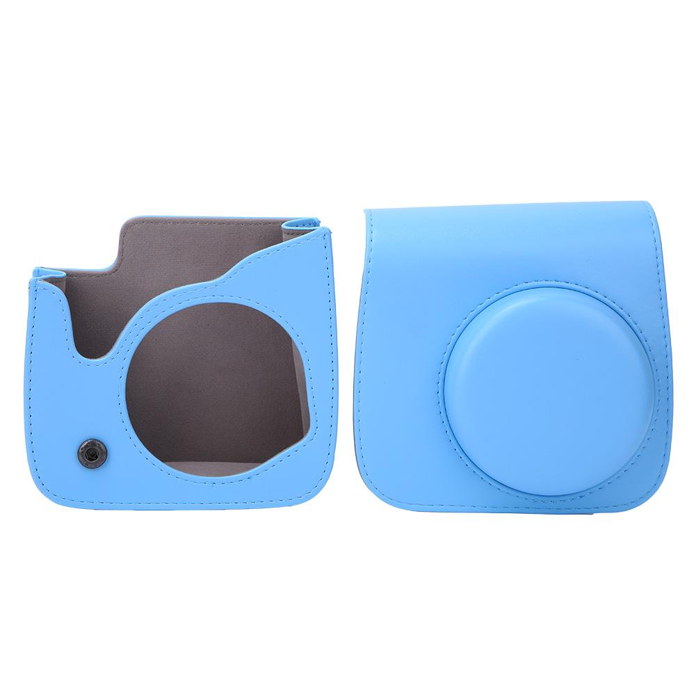 PU Leather Portable Single Shoulder Camera Case Protective Pouch Cover Bag for Fujifilm Instax Mini8 8+ 9