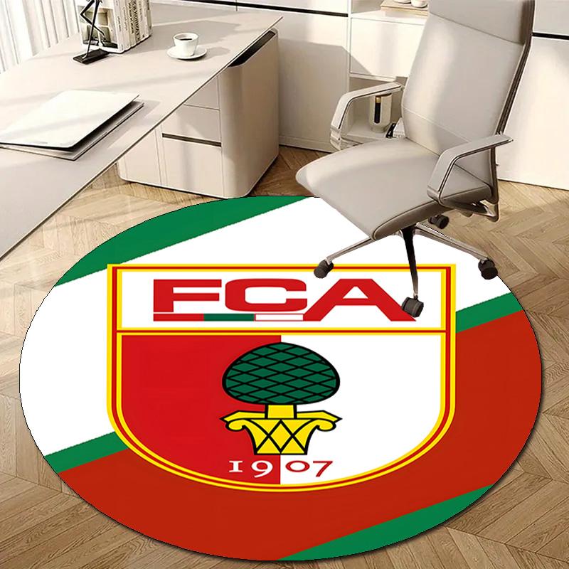 1pc Football Team (75) Design Printed Area Round Carpet for Bedroom Living Room Home Decor Rugs Mat Non Slip Mat Rug for Bedside