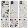 Phone Case For Samsung A13 A33 A35 A55 A73 A53 A23 A51 A71 A21S A12 A31 A41 A05s A03S A15 A25 A32 5G Clear Cover Flower