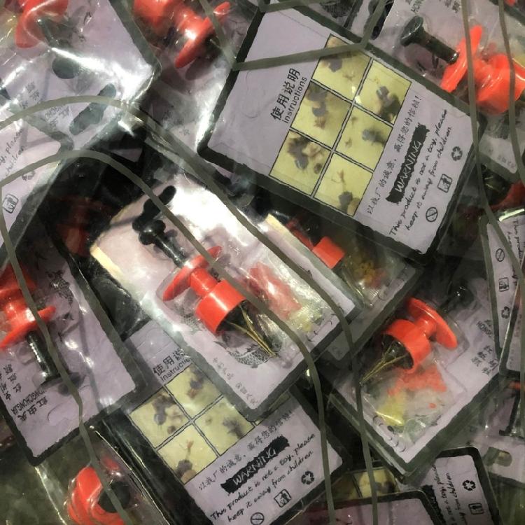 Accessori da Pesca Fascettatura Terminali da Pesca a Fondo Strumento Fascettatore per Pellet con Fascette Esca Pellet Fascettatore