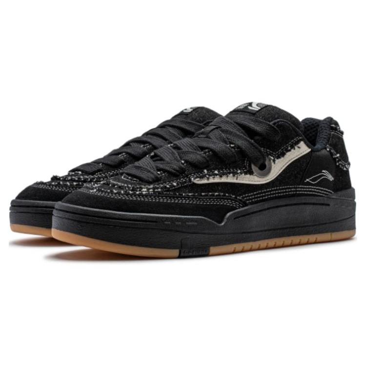 Li Ning GOS 2000 Slip Resistant Abrasion Resistant Slip Resistant Abrasion Resistant Low top Skateboard Shoes Men's AEPU005-2