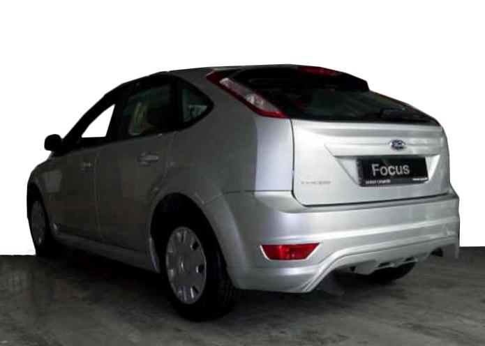 

Накладка на задний бампер HB (под покраску) для Ford Focus II 2005-2008 гг