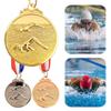 5cm Diameter Swimming Competition Medal Zinc Alloy Sports Award  Activity Contest