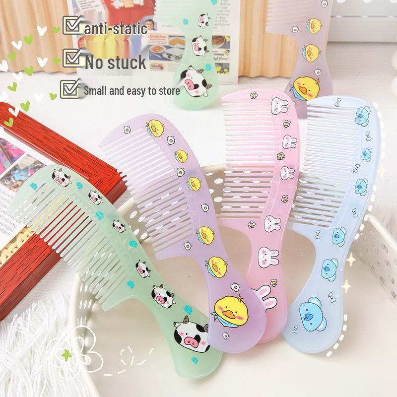 Tragbarer Cartoon-Kamm: Niedlicher, kleiner Kinderhaarkamm für Schüler & Zuhause, Perfekt für glattes Haar