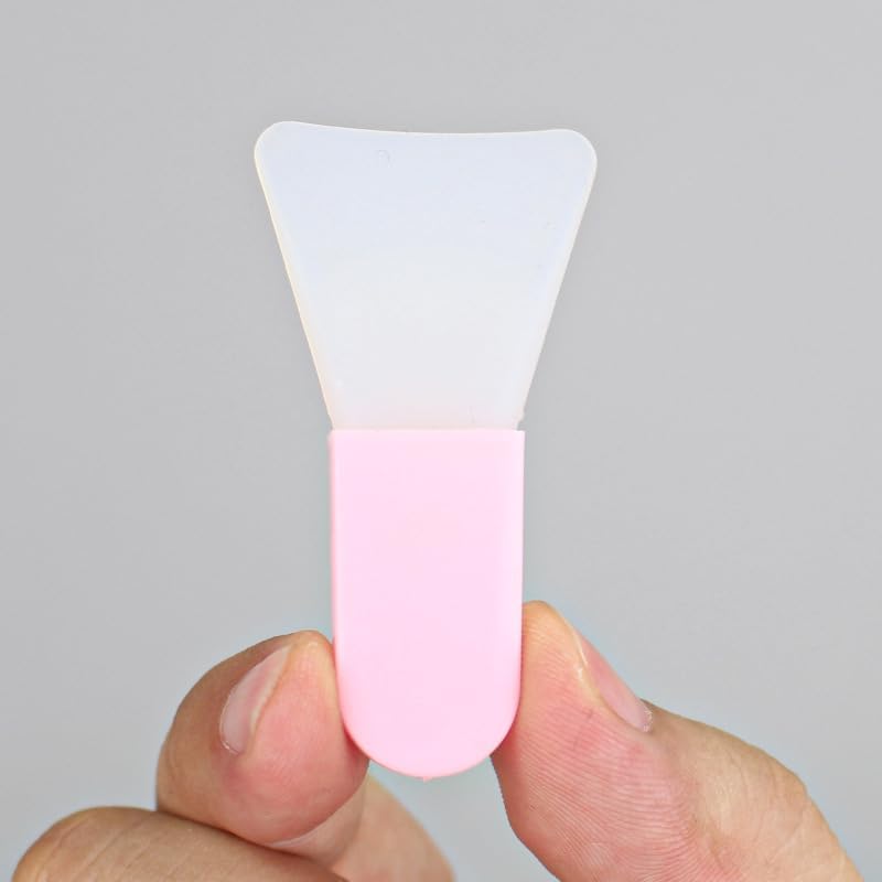 6pack Face Mask Applicator Brushes, Soft Silicone Face Mud Mask Brush, Makeup Gel Mask Spatula, Small Portable Beauty Tools for Skin-care Clay Mask,
