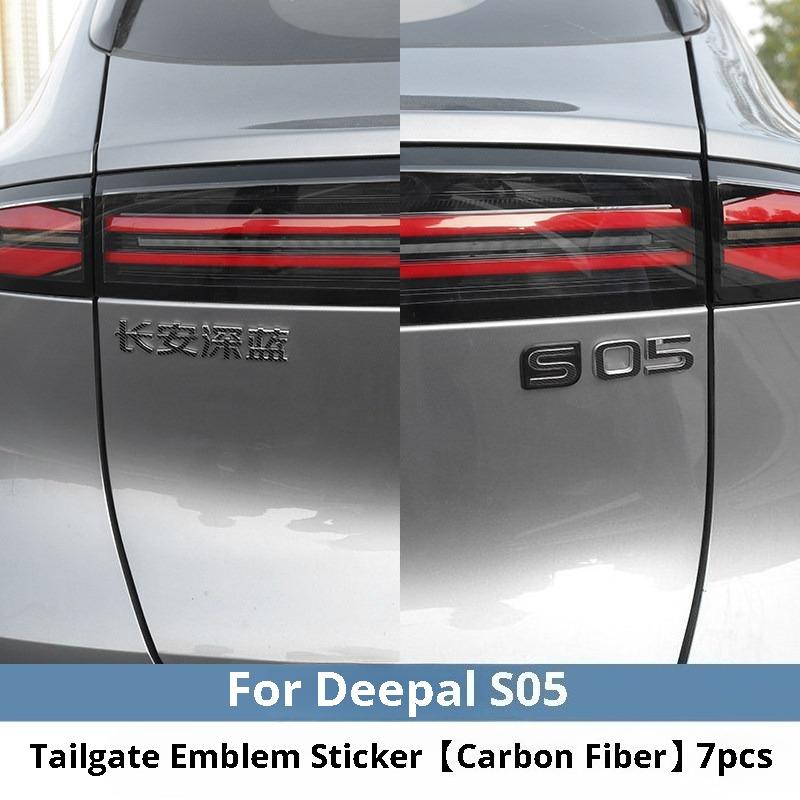 For Deepal S05 Car Emblem Sticker Front Rear Badge Tailgate Letter Decal Exterior Modification Decorative Accessories
