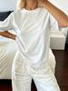 Women's Casual Short-Sleeve T-Shirt, Soft & Comfortable Fabric, Machine Washable Spring & Summer Top, Streetwear Loose Fit
