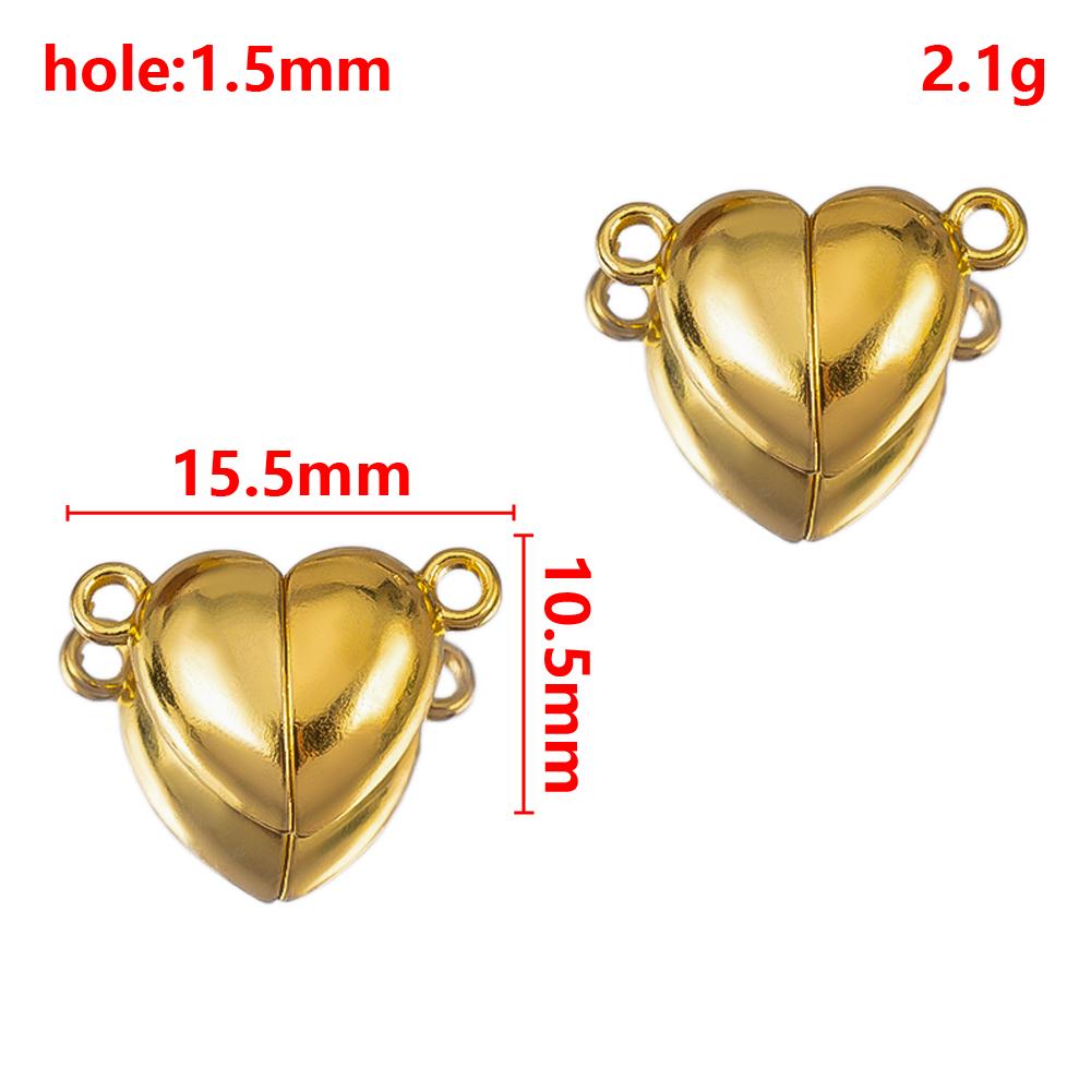 1 Set 2 Sets Verriegelbare Starke Magnetische Verschlüsse Magnetische Endverschluss Verbinder Schmuckherstellung DIY Armband Halskettenverlängerung Zubehör
