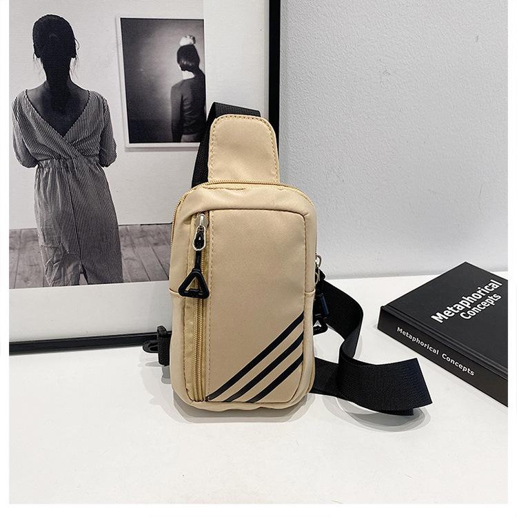 Casual Sports Messenger Bag Lightweight And Simple Shoulder Mobile Phone Bag Fashion Niche Personality Versatile Chest Bag