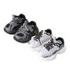 Children's shoes 2025 autumn new boys Velcro sneakers mesh breathable girls running shoes versatile