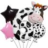 Cattle-themed Digital Balloons Set for Children's Birthday Party Decoration Balloon Set