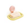 Drainage Suction Cup Soap Box Wall-mounted Non-perforated Soap Dish Holder Easy To Install Reusable Soap Storage Tray Shower