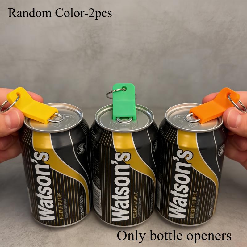 

2pcs Pull-tab Beverage Opener, Easy To Use Without Hurting Hands, Comes with A Metal Ring To Prevent Loss, Convenient To Carry
