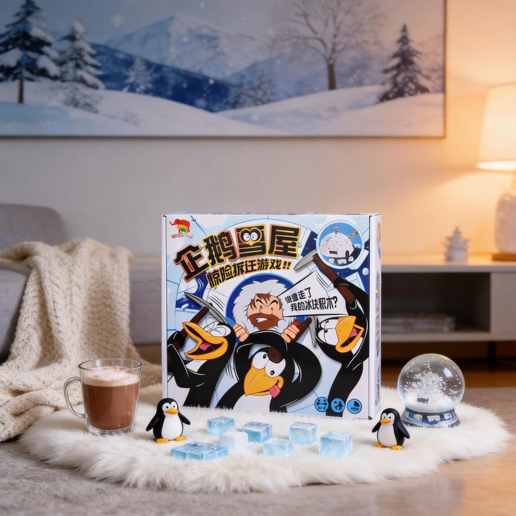 Penguin Snow House Ice Block Puzzle For Kids Indoor Play Area