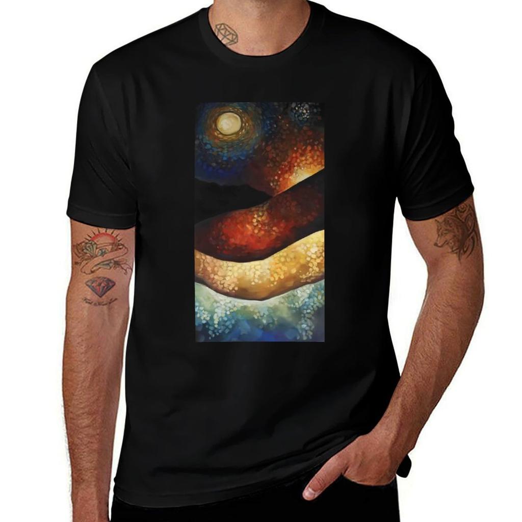 Morning Star Tshirt Casual Loose Daily Wear Tshirt
