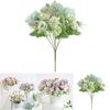 Dendranthema Morifolium Rose Wedding Decor Artificial Rose Bouquet For Photography And Home Celebration