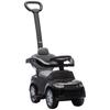 Ride-On Car for Children, Land Rover Discovery, Removable Handle, 84 x 40 x 94.5 cm, Black