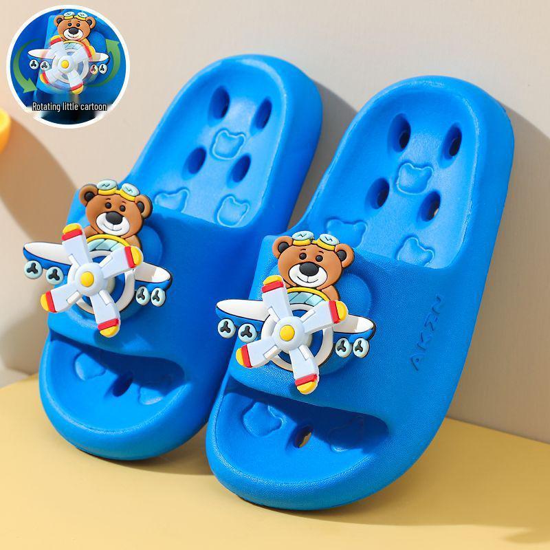 Kids' Non-slip Soft Sole Summer Sandals: Boys, Girls, Toddlers - Ideal for Home, Outdoor, Bathroom & Shower with a Breathable Hollow Design.