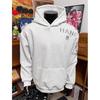 450g Unisex Heavyweight Embroidered Letter Hoodie for Autumn/Winter - American High Street Couple Style