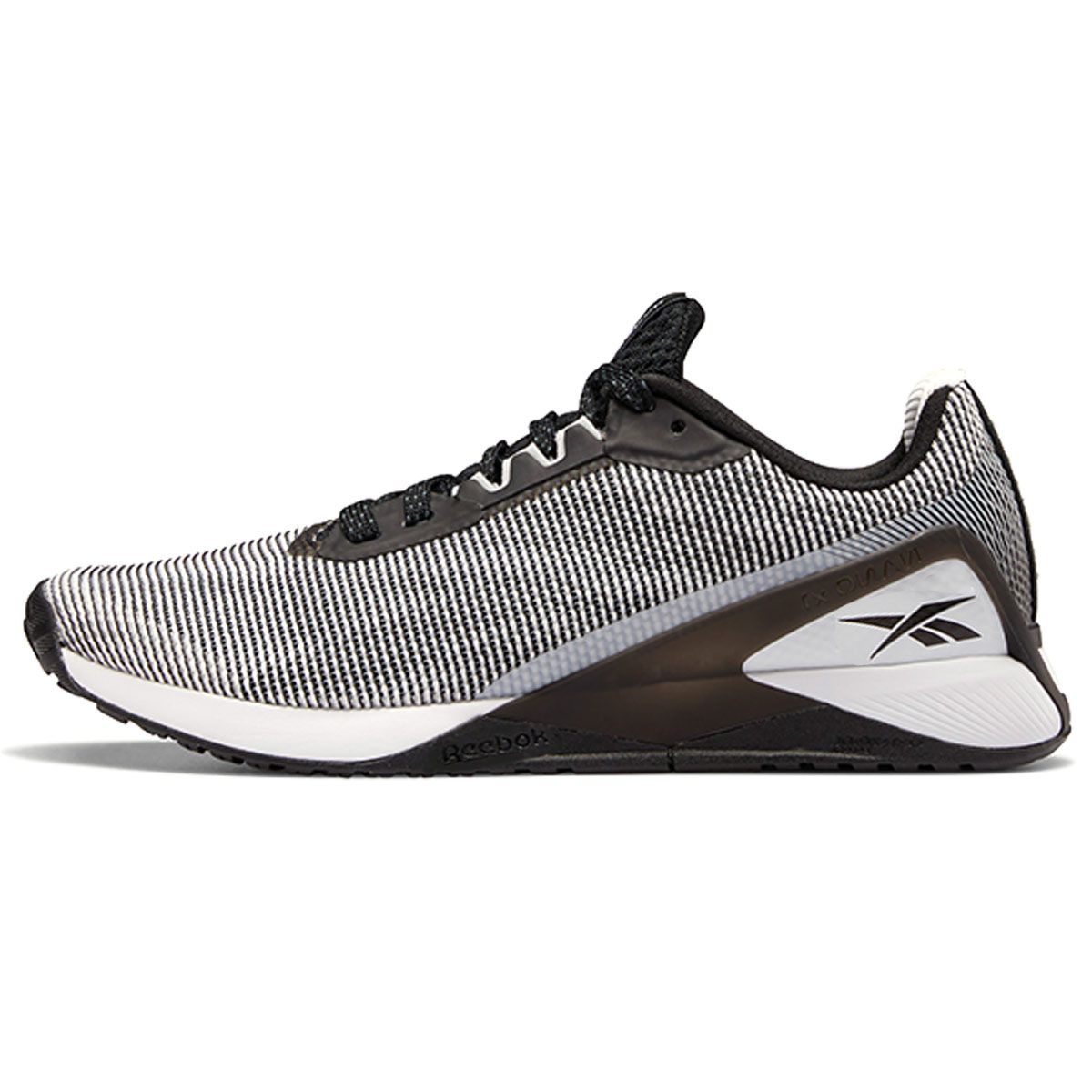 

Reebok Nano X1 Grit Footwear White Black Women Sneakers Core-Black Pure-Grey-5 S42571 35