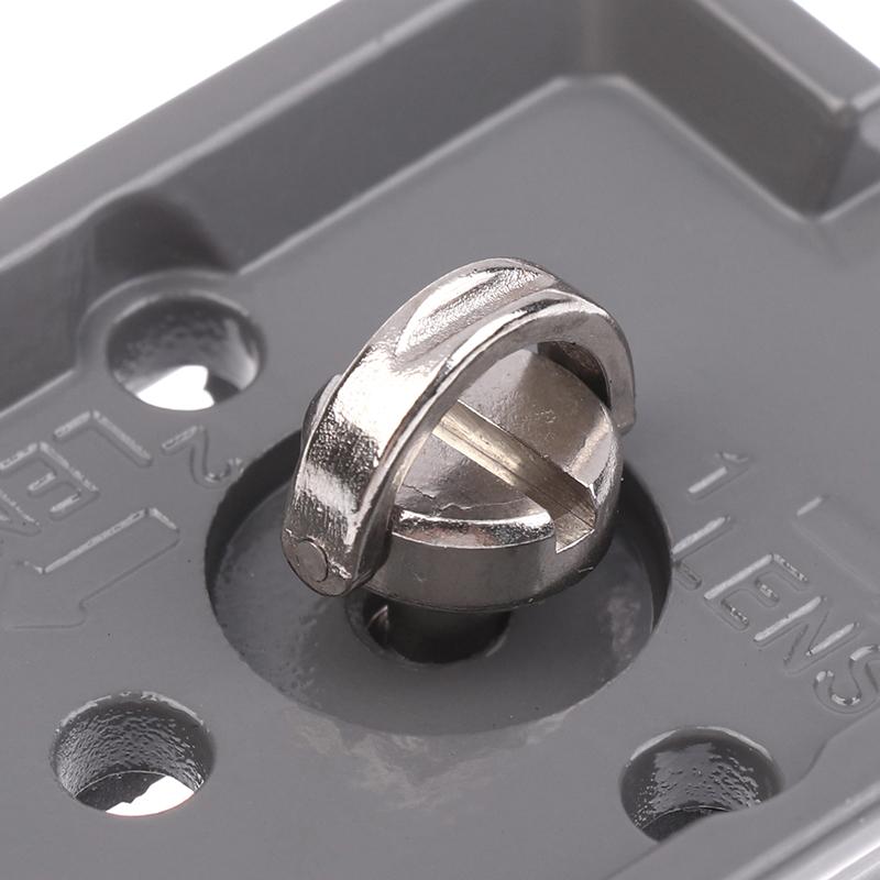 Treppiede per Fotocamera Testa a Sfera Piastra a Sgancio Rapido 200Pl-14 Lega di Alluminio Grigia Leggera Compatibile con Accessori Manfrotto