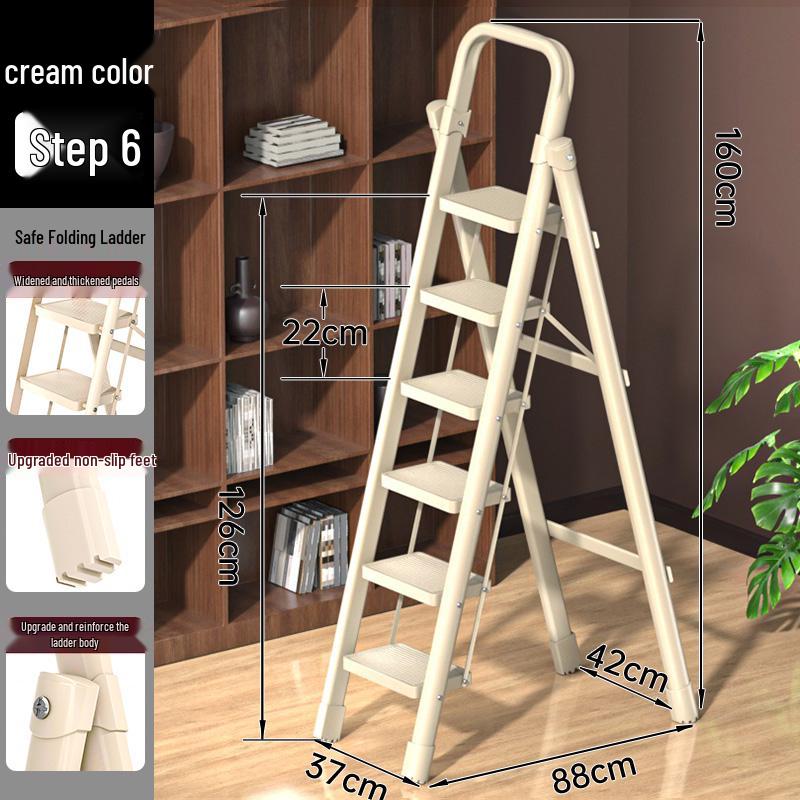 Multifunctional Telescopic Folding A-Frame Ladder – Portable, Lightweight & Indoor Use