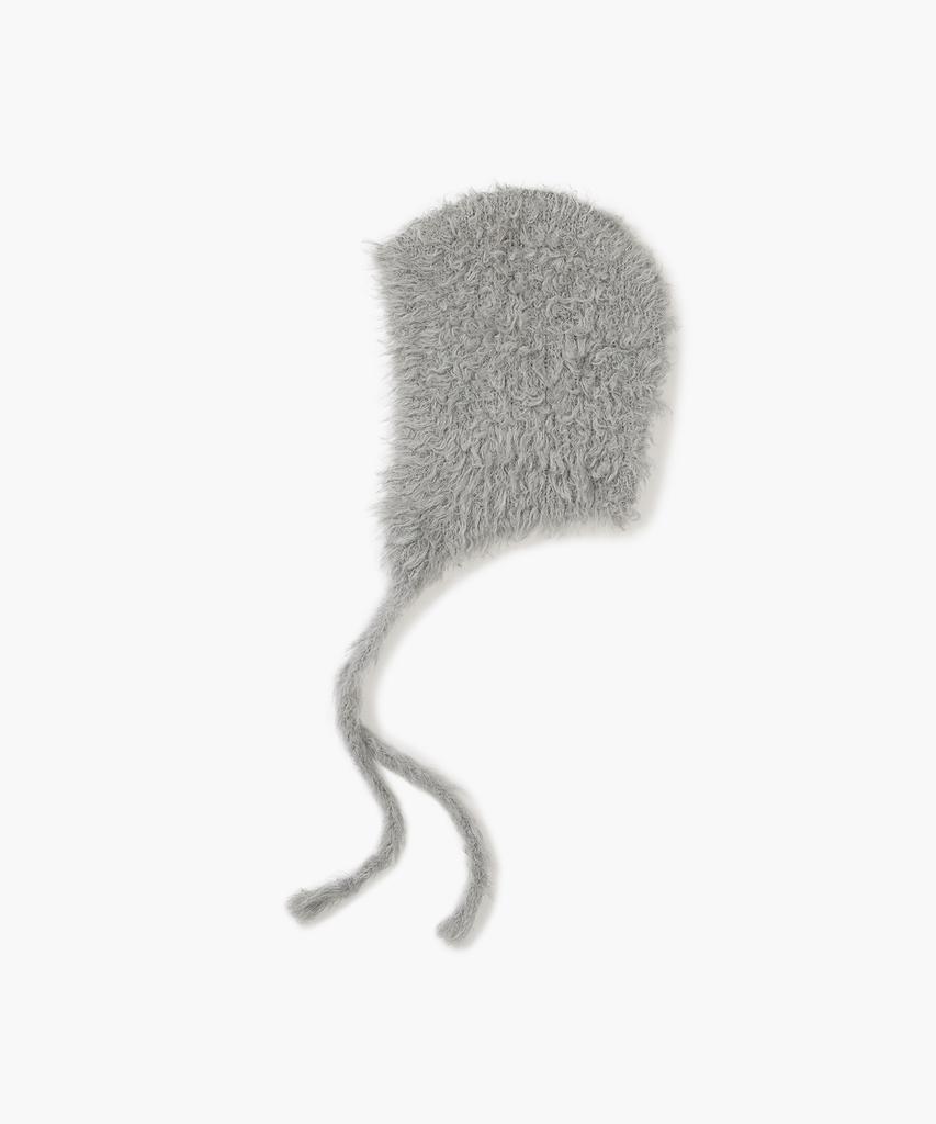 Majisyeoudeu Hairy Earflap Beanie_Melange Gray