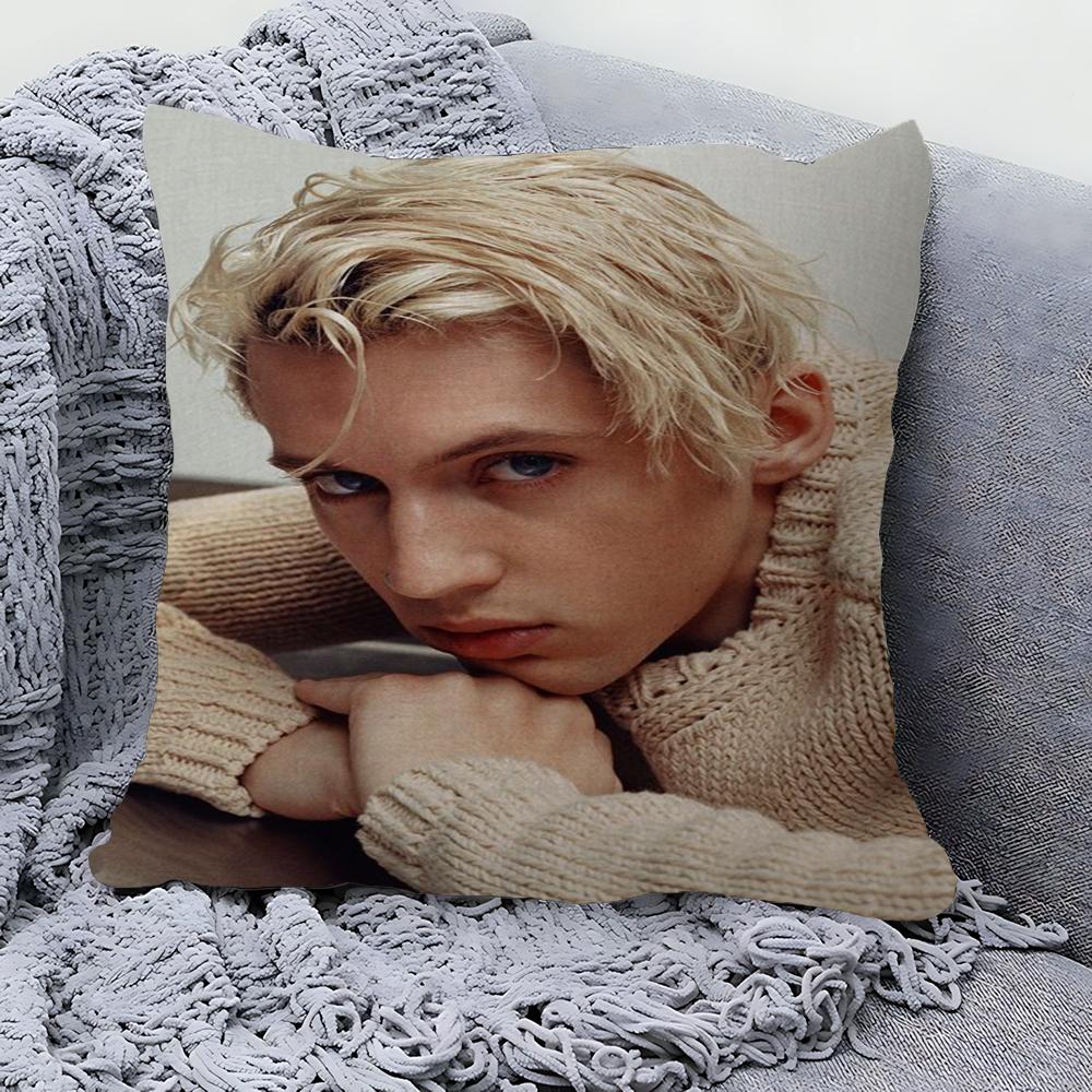 Troye Sivan Cushion Cover Pillowcase Upholstery Sofa Throw Pillow Home Decor Pillowcas
