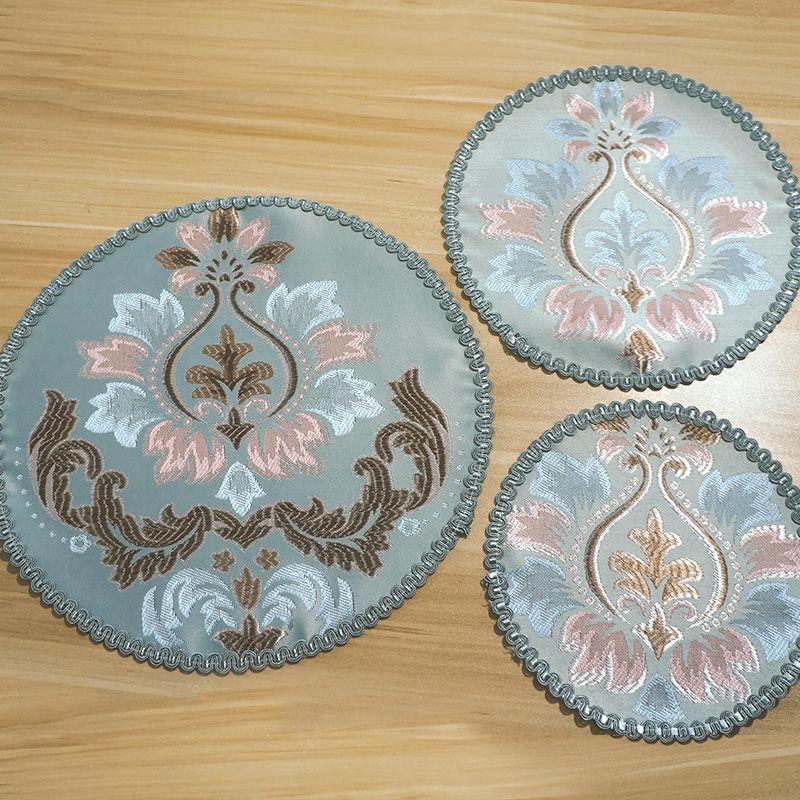 Table Mat Lace Vase Anti Slip Mat Anti Scald and Heat-insulating Plate Mat Home Living Room Heat-insulating Meal Mat