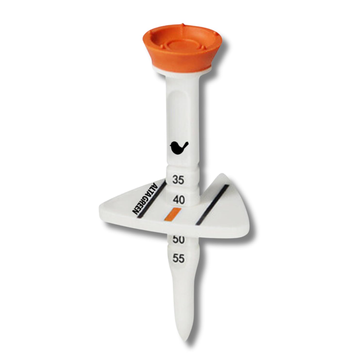 

Alta Green Adjustable Height Golf Tee with Long and Short Markers (1, Orange) оранжевый