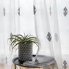 Nordic Curtains, Diamond Embroidered Curtain Yarn, Embroidered Window Screen, White Yarn, Half Blackout Curtain, Bedroom Finished Partition Yarn