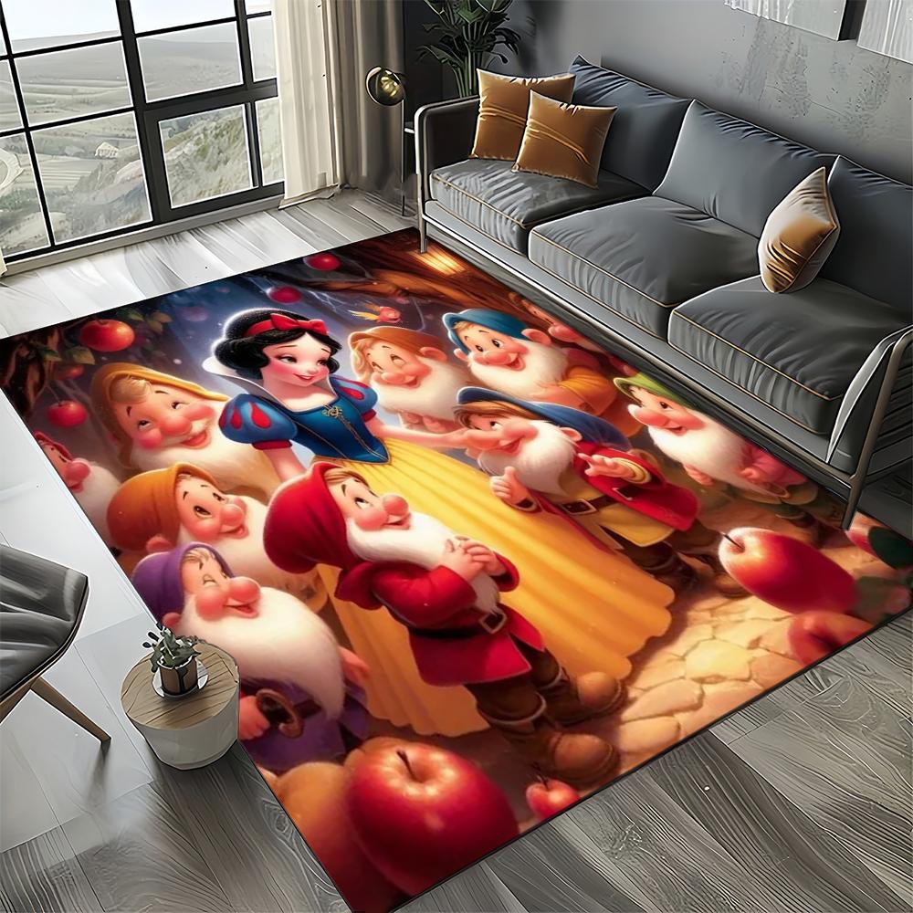 27 Style Snow White Princess Cartoon Girl Carpet Rug for Bedroom Living Room Home Sofa Decoration,kid Large Decor Floor Mat Gift