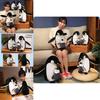 Adorable Mother And Baby Penguin Plush Toy Doll Soft Cushion For Kids Gifts