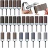 24PCS 3mm Shank Sanding Drum Polishing Heads, 180-2000 Grit Abrasive Bits for Rotary Tools Metal Rust Removal Stone Jade DIY