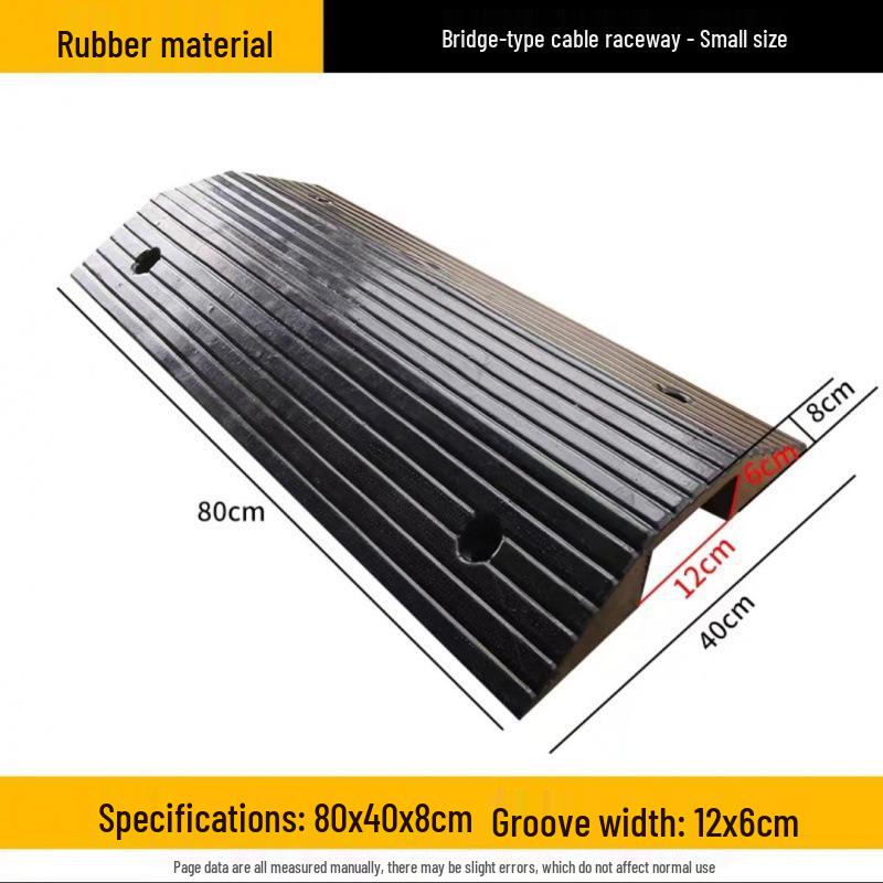 High Load Capacity Rubber Speed Bump for Car & Road Safety