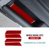 Real Soft Carbon Fiber Sticker For Subaru WRX/WRX STI 2025 2025 2025 Door Armrest Inner Groove Decor Trim Interior Accessories