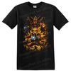 Naruto Uzumaki Kurama Anime T Shirt w/ Nine Tails Chakra Battle Art Graphic Tee