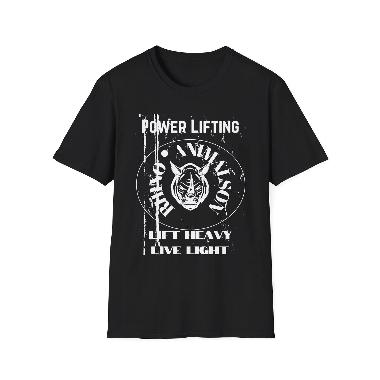 Power Lifting, Heavy Duty Lifter, Weight Lifting, Workout, Rhino Animalson Brand 4XL
