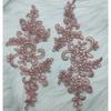 Lace Applique Sew on Patch Fabric 1Pair Embroidery Flower Exquisite Trim Patches Crafts Stickers Bag Gown Decoration Wholesale