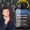 L-Magnesium Threonate Dietary Supplement Supports Memory and Cognitive Function 120 Capsules Vegetarian.
