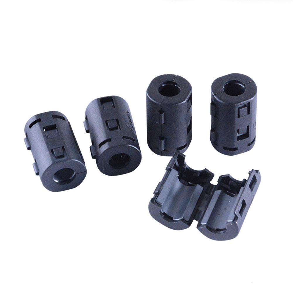 1pc Clipon Ferrite Ring Cable Clips Core RFI EMI Noise Suppressor