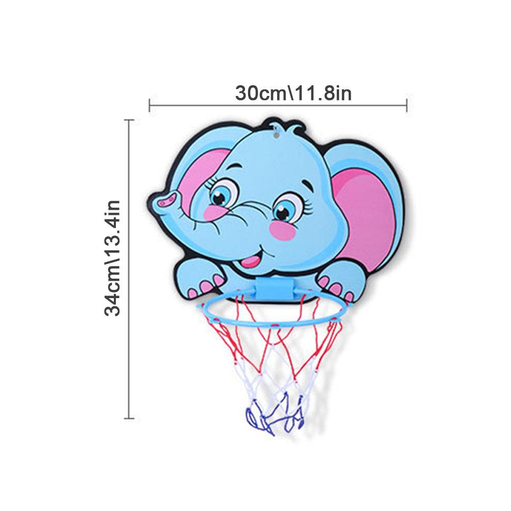 Kinder-Basketballkorb-Set, Cartoon-Design, Tiere, Basketballständer, Outdoor-/Indoor-Spiel, Sport, Spielspielzeug für Kinder