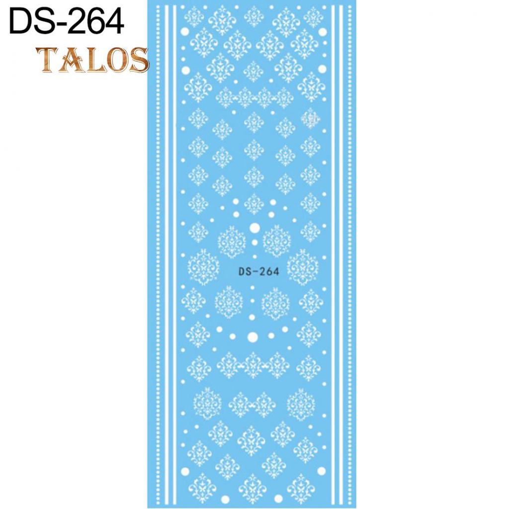 DIY Nail Manicure Stickek Printing Flowers Feathers Butterflies Letters Pattern Nail Art Tools