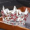 Luxury Star Tiaras Rhinestone Crown for Birthday Cake Topper Decoration Headwear Small Diadem Gift Accessories
