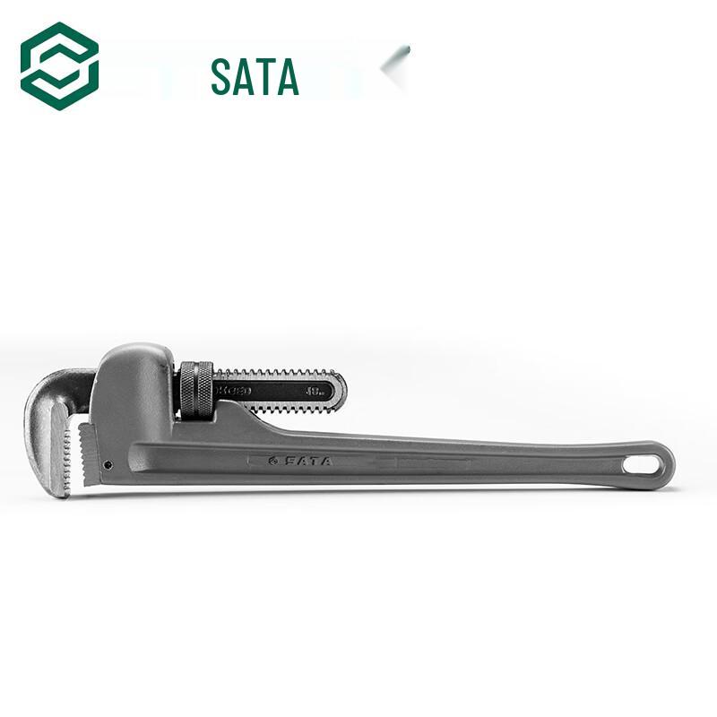 SATA 14-inch Aluminum Alloy Pipe Wrench 14-inch