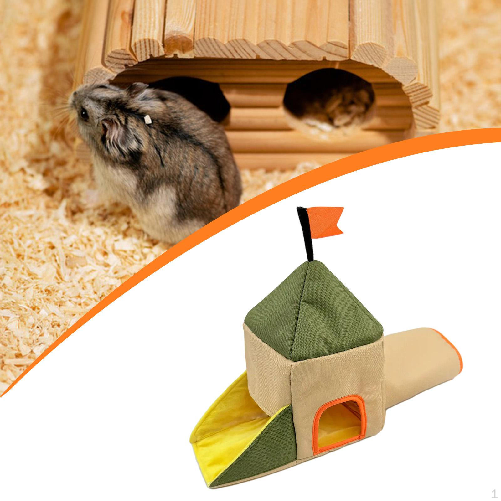 

Hamster Hideout Habitat, Playing Resting, Soft Accessories Guinea Pig Tunnel, House for Pet