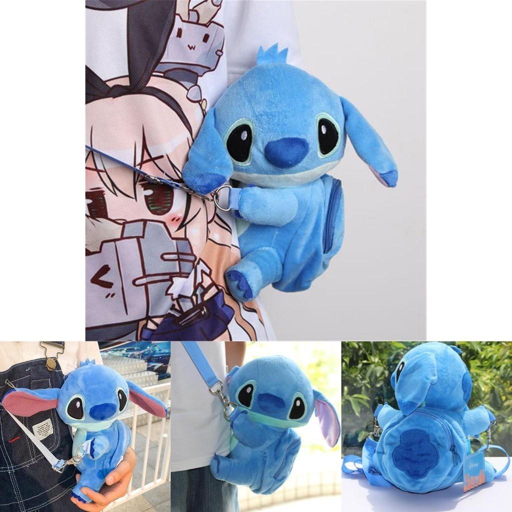 Adorable Lilo Stitch Plush Shoulder Bag With Adjustable Straps For Everyday Use