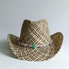 Straw Hat Women's Hat Cowboy New Western Cowboy Sun Hat Spring Knight Hat Men's Jazz Hat Summer Cowboy Hat Sombrero hombre