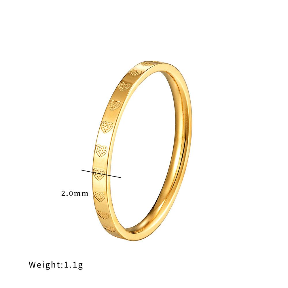 

Ретро Инс Ветер Хвостовое Кольцо Не Выцветает Цвет Женское Нишевое Простое Однотонное Кольцо Кольцо Титановая Сталь Кольцо Любви 10