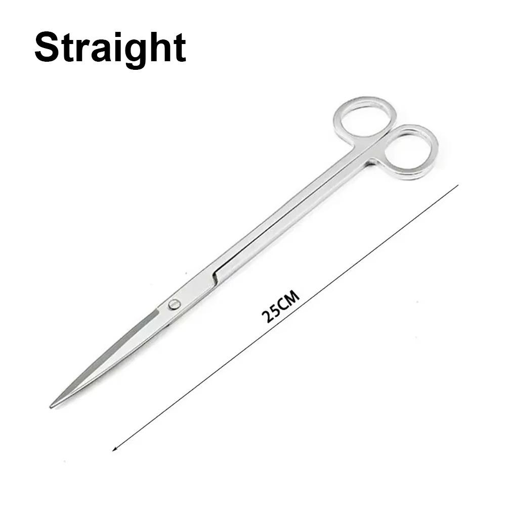 1Pcs Plants Wave Water Grass Scissor Straight Curved Aquarium Cleaning Tool  Fish Tank